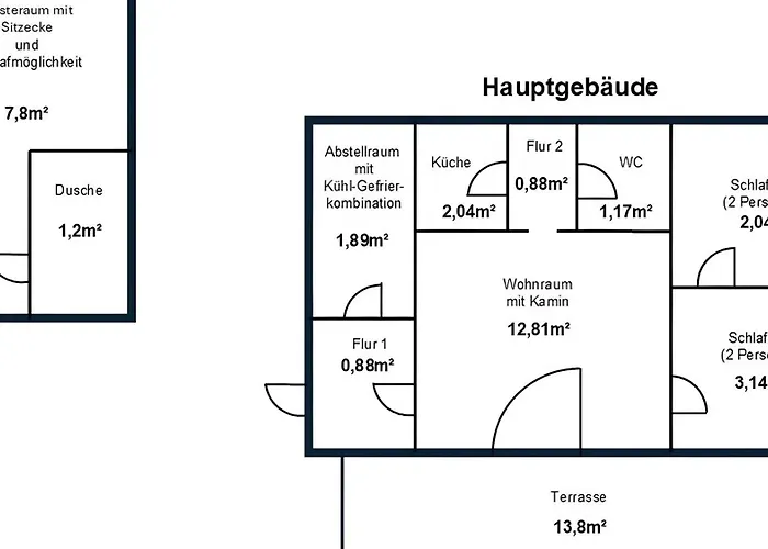 Ferienbungalow Ankerstube 48 * Blankensee (Mecklenburg-Vorpommern)